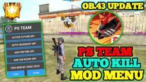 Free Fire MOD MENU Patoteam 4