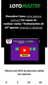 Lotofácil Gerador Master 1