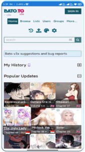 Batoto screenshot 2